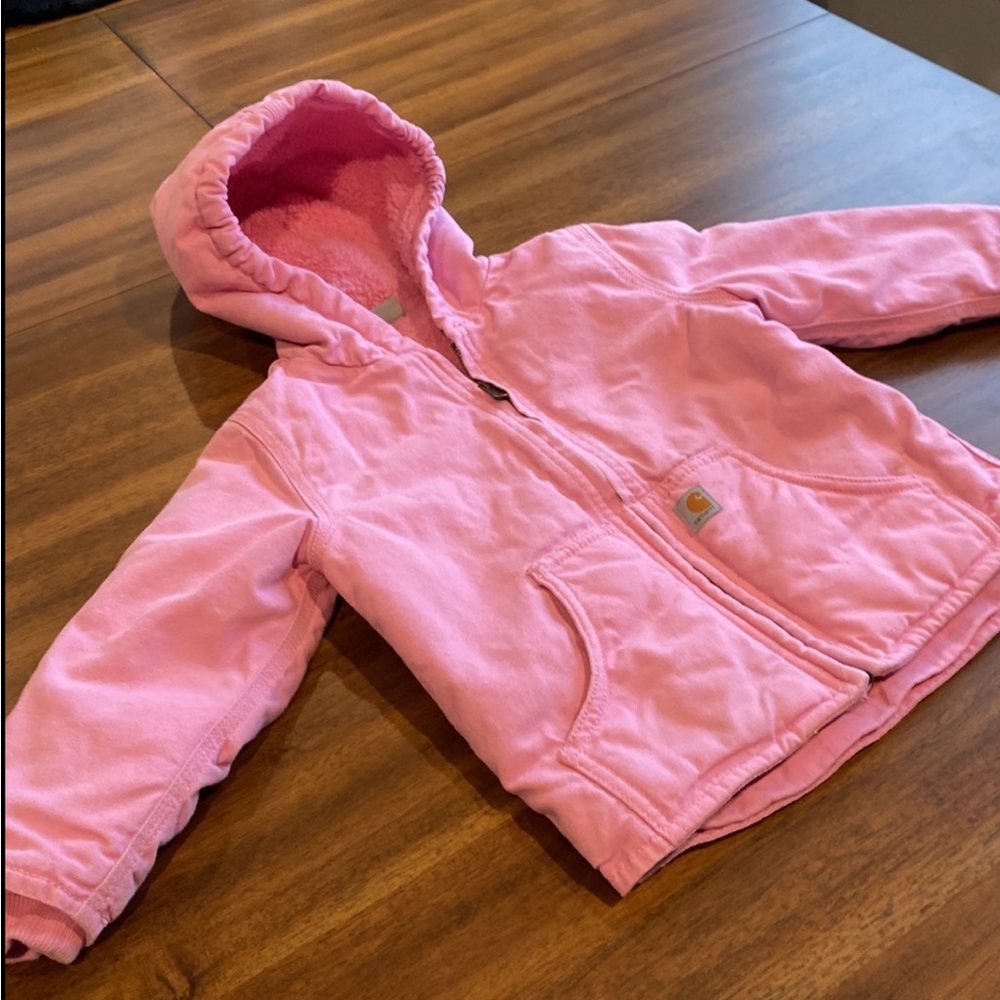Carhartt pink jacket 3T